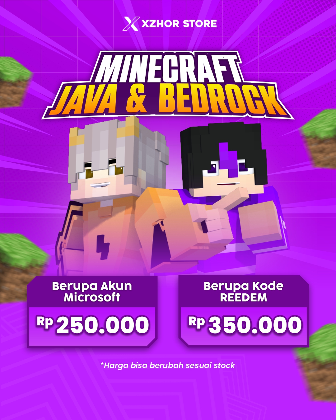 Minecraft Java & Bedrock Account