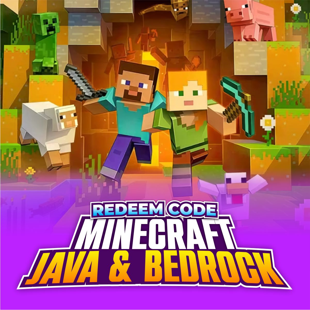 Kode Redeem Minecraft Java & Bedrock