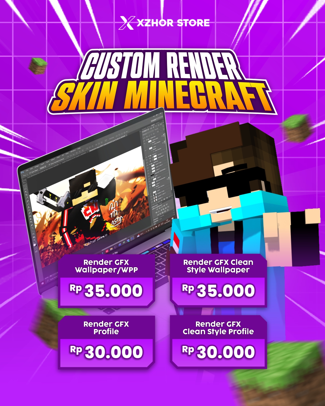 Custom Render Skin GFX